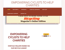 Tablet Screenshot of bicycleangels.com